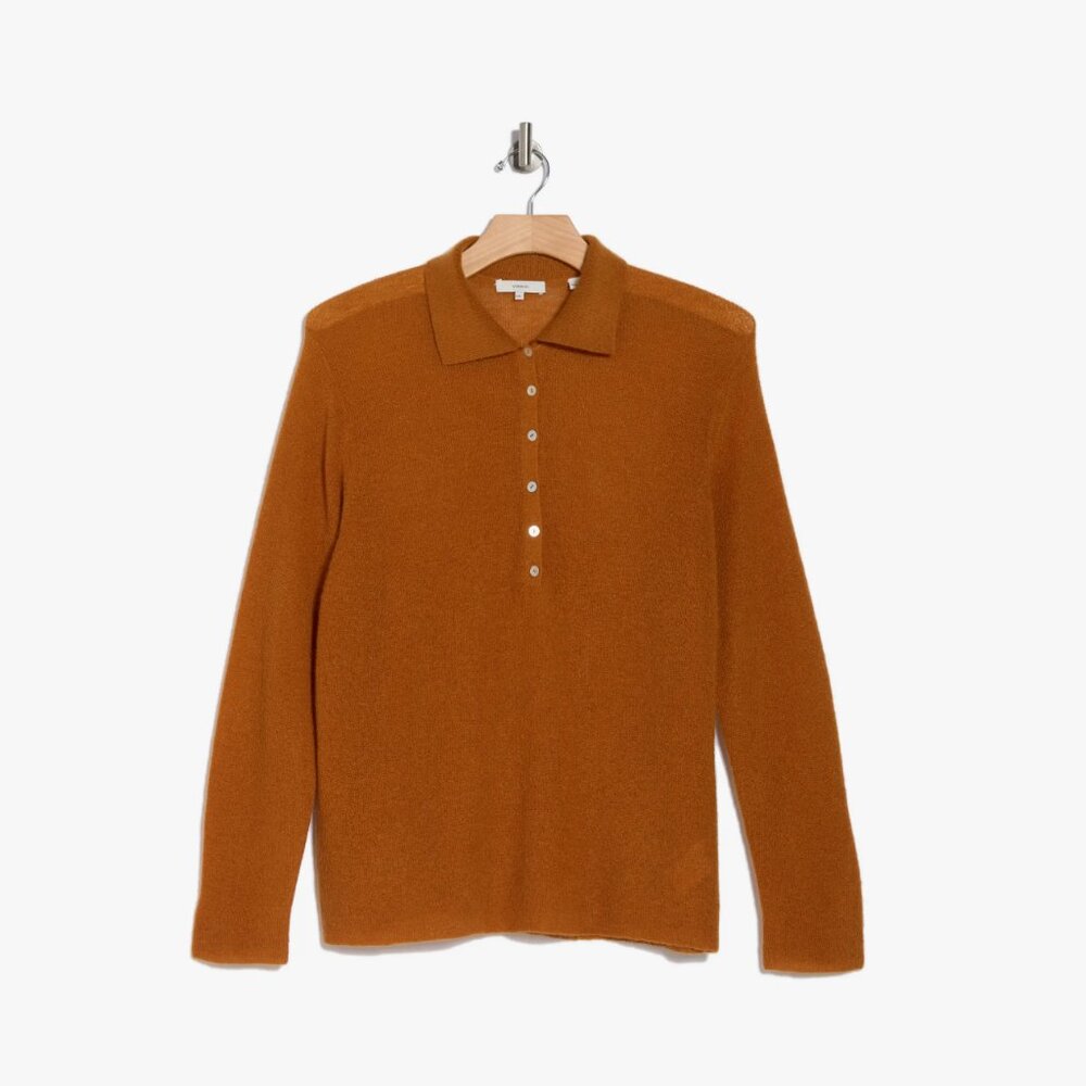 Lightweight Polo Collared Sweater - image 1